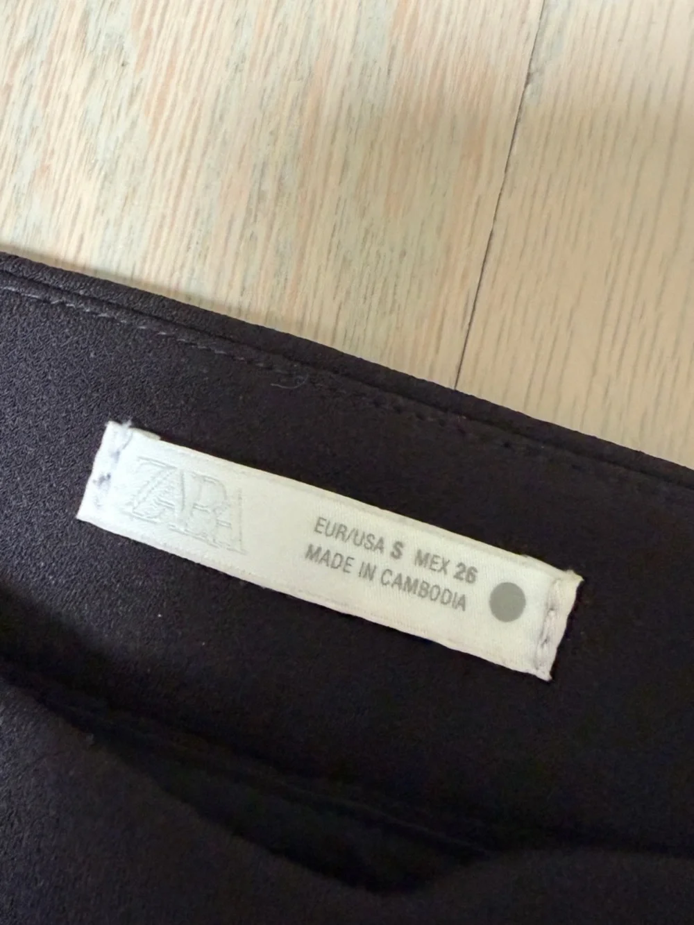 Zara Black Boot-Cut Flare Pants - Picture 2 of 2
